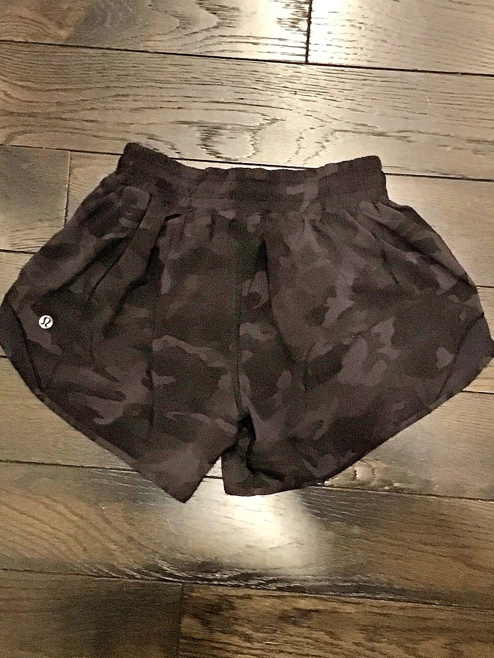 Lululemon Hotty Hot Short II *Long 4" Camo Athletic Shorts. 4